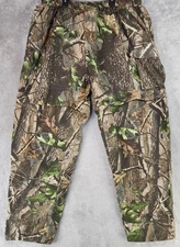 Remington Realtree Hardwoods Camo Hunting Pants Mens XXL Nylon Cargo Outdoor