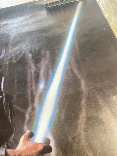 Poster Vintage Star Wars Empire Luke Skywalker Pringles Duncan Hines 1980 NOS - Foto 4 di 5