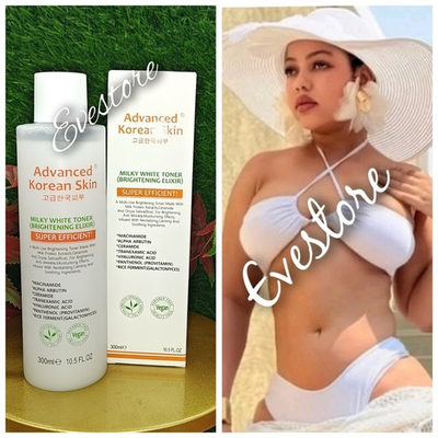 #ad 1X Advance Korean skin Milky White Toner Brightening amp; Super Effective 300ml $30.00