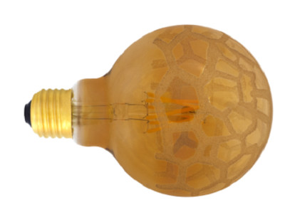 Eiko LED Filament Globe G95 240V 6W E27 2700°K Krokoeis