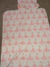 Dziewczęce łóżeczko łóżeczko dziecięce zestaw pościeli pakiet różowe prześcieradła baletowe 140 70cm