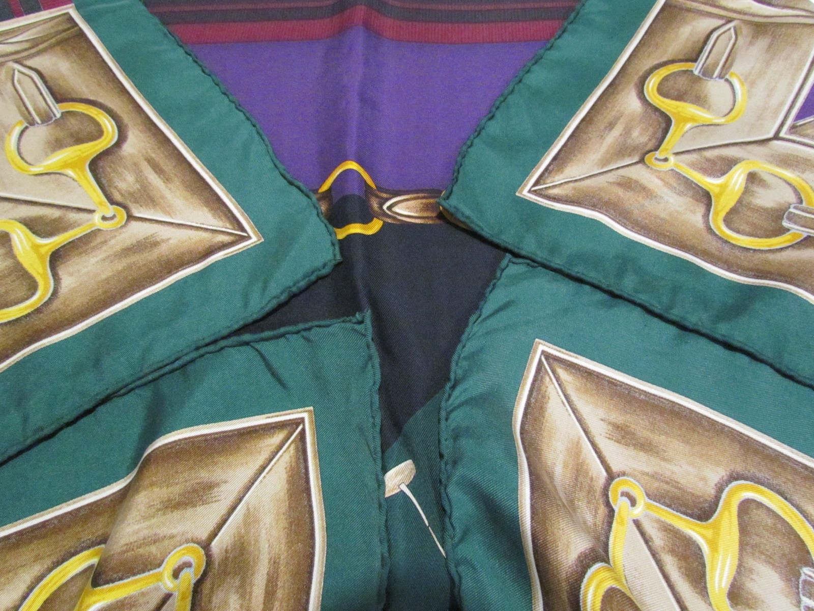Ralph Lauren Purple Label Collection Polo Equestrian Silk Scarf image 5
