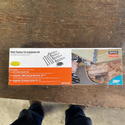 #ad #ad Simpson Strong Tie DTT1Z KT Deck Tension Tie Installation Kit $36.00