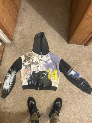 Vale Forever Valley Dreams Noise Zip Up Size Small Black