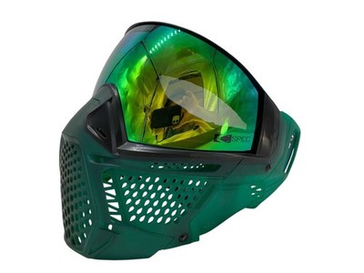 Carbon CRBN Zero GRX Paintball Mask (More Coverage) - ELMT Teal