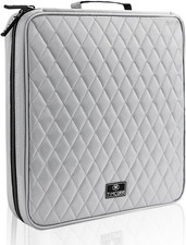 CD Case DVD Holder Storage: 160 Capacity DVD Cases Organizer Portable Wallet Sto