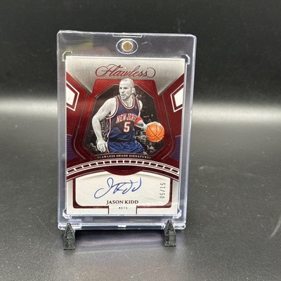 2023-24 Panini Flawless 5/15 jersey match Autographs Jason Kidd Auto Jersey 1/1