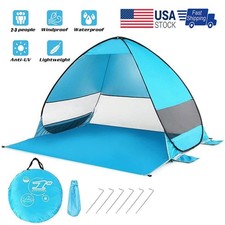 Pop Up Beach Tent Portable Sun Shade Shelter Outdoor Camping Fishing Canopy Us