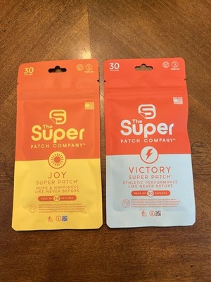 The Super Patch Company:The Victory Patch & The Joy Patch Pack Of 30 Patches