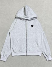 Comme des Garçons PLAY Herren Zip-Hoodie gra...