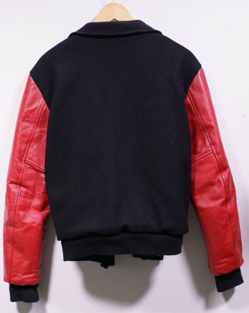 VINTAGE 80s Retro Mens MTV Letterman/Varsity/Bomber Wool VINTAGE 80s Retro Mens MTV Letterman/Varsity/Bomber Wool