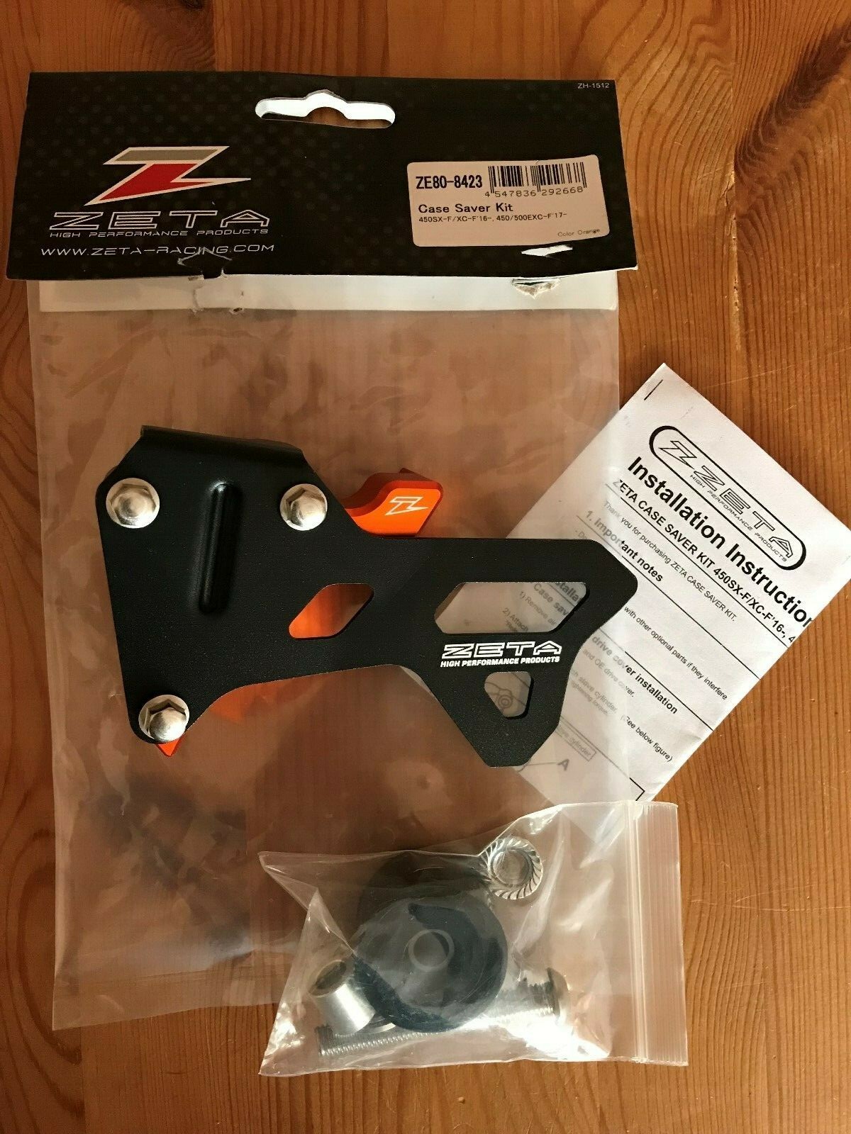 ZETA CASE SAVER KIT CASE SAVER + DRIVE COVER + ROLLER  SXF 450 XCF 450 2016-2019