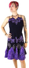 Beautiful Batik Chinmayi Boho Hippie Festival Purple Dress