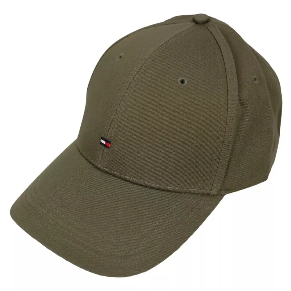 Tommy Hilfiger Cap Green AM0AM11478 Rbn Khaki | eBay