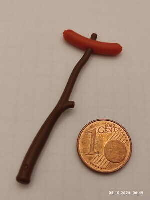  Playmobil  1 x Wurst a. Stock 5,3cm w.Abb. Ersatz Zubehör / Neu u.unbenutzt ! B