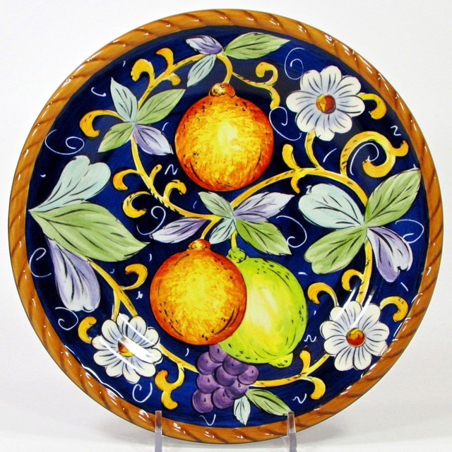 Tabletops Unlimited VILLA BELLAGIO 8.5" Salad Plate Fruit Floral