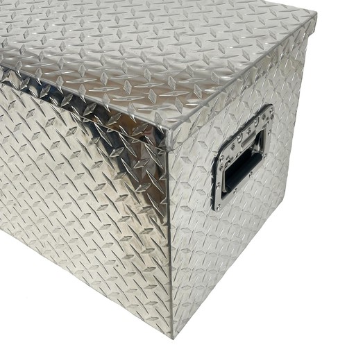 Trailer Truck Aluminium Lockable Tool Box Chest Locker Storage 32” x 14” x 14” - Picture 4 of 4