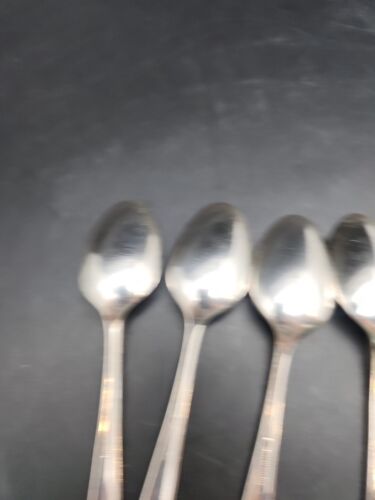 Vintage Oneida Carousel Community Silver Plated 14cm Tea Spoons X 6 - Bild 13 von 14