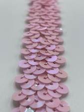  Elasticated Stretch Sequin Trim 19 mm & 25 mm wide All Colours