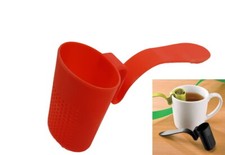  Tea Strainer Infuser Loose Leaf Spices RED Colour UK Seller Quick