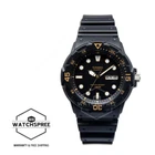 Casio Diver Look Analog Black Resin Band Watch MRW200H-1E MRW-200H-1E
