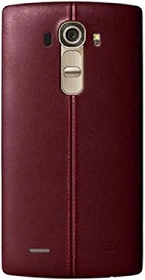 Original LG G4 H815 H810 H811 Batería Puerta Trasera Cubierta Estuche Borgoña/Rojo OEM Foto 2 de 2