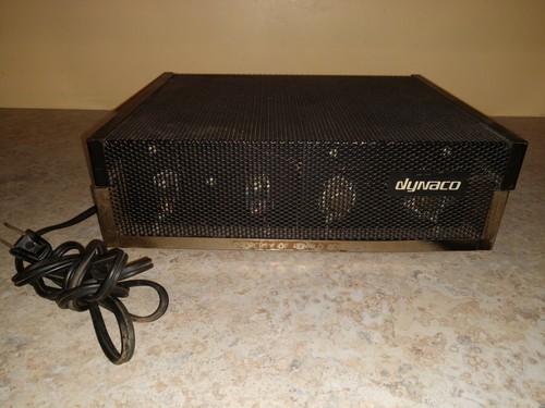 Vintage Dynaco Stereo Amplifier 120A Works with Printed Repair Sheets