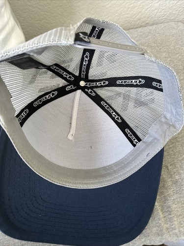 Casquette de baseball décontractée unisexe drapeau Alpinestars snap back bleu et gris - Photo 5/6