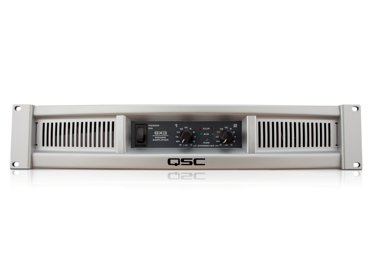 ②QSC GX3 パワーアンプ 2チャンネル（本体のみ） QSC GX3 2 Channel Power Amplifier for sale online | eBay