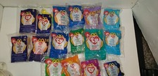 16 1998 99 2000 TY BEANIE BABIES Plush MCD MCDONALDS HAPPY MEAL TOYS Lucky Lot