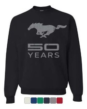 Ford Mustang 50 Years Crew Neck Sweatshirt Anniversary Licensed