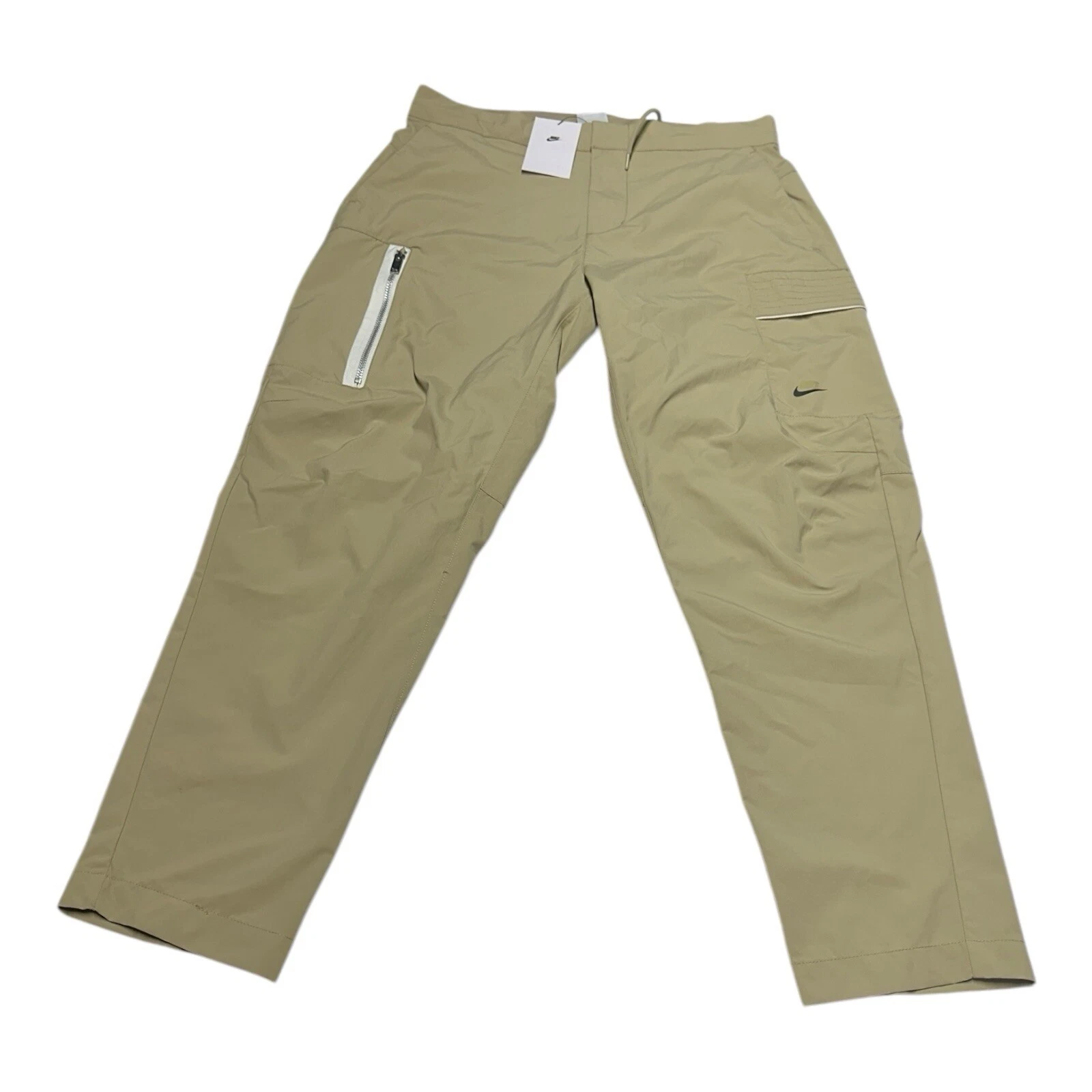 Nike Sportswear Style Essentials Utility Pants Limestone Mens Size 38 DM6681-250