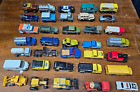 Hot wheels Matchbox Diecast Lot of 35 Construction, Cars Trucks. Late + Vintage