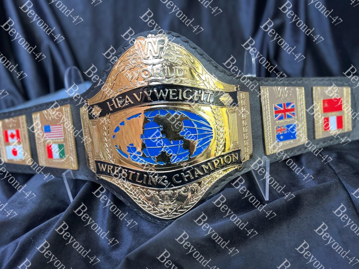 Hulk Hogan 86 World Heavyweight Wrestling Championship 2MM Brass