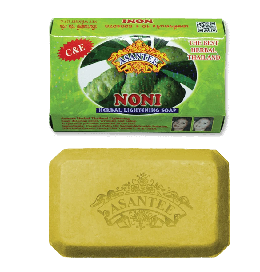 Asantee Noni Fruit - Natural Herbal Skin lightening Soap 125 grams x 1