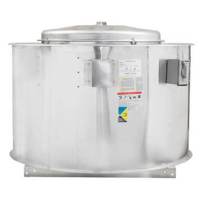 HoodMart 4000 CFM, 1240 RPM, 1 PH Belt Drive Centrifugal Upblast Exhaust Fan