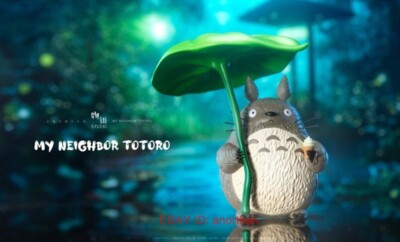WuYu Studio My Neighbor Totoro Totoro with Lotus Leaf