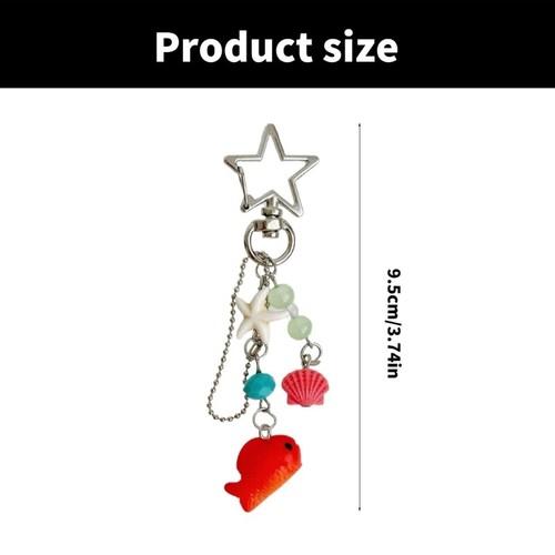 Vibrant Goldfish Phone Charm Unique Phone Chain Charm Key Accessory for Women - Zdjęcie 8 z 8