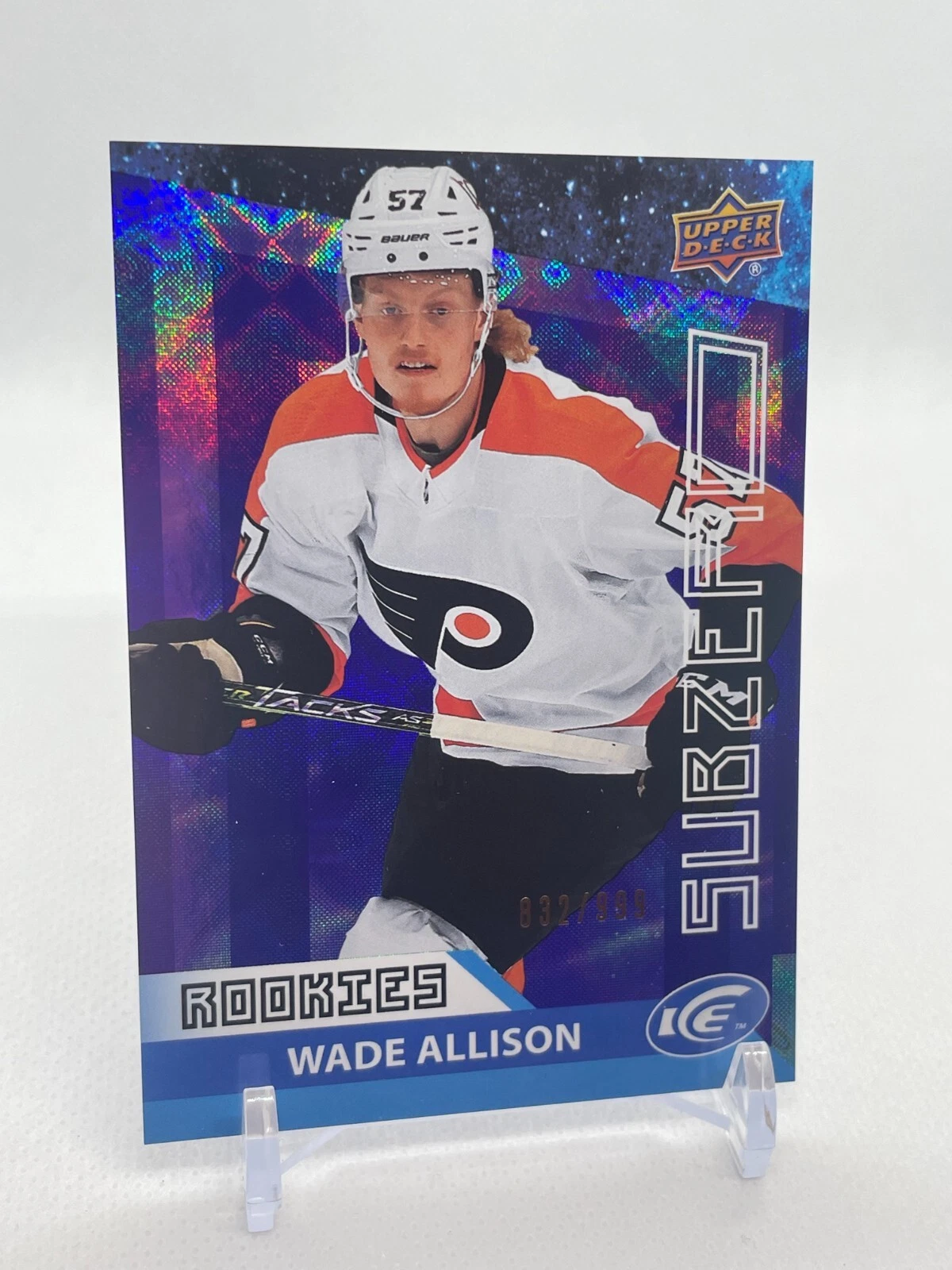 2021-22 Upper Deck Ice Sub Zero Rookie /999 Wade Allison #SZ-47 Rookie RC