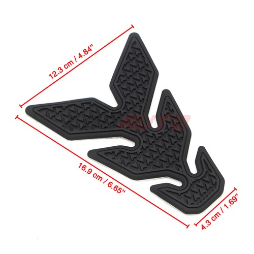 For Yamaha MT-09 2021+ Fuel Tank Pad Sticker Knee Grip Traction Rubber Non-slip - Picture 8 of 13