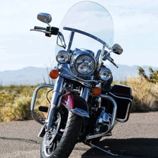 Detachable Windshield W/ Bracket For Harley 1994-2025 Touring Road King FLHR CVO