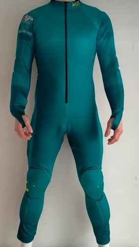 Australian Olympic Team Downhill Ski Racing Suit Salt Lake City 2002 - Picture 8 of 9