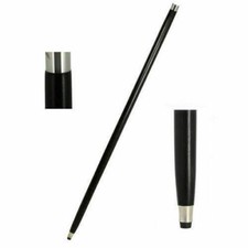 LOT 5 Wood Black Vintage Walking Stick Only For Cane Handle Only wooden shaft 