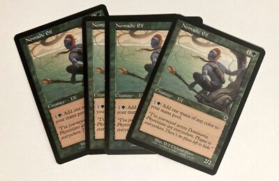 Nomadic Elf (4) Invasion NM MTG Magic the Gathering