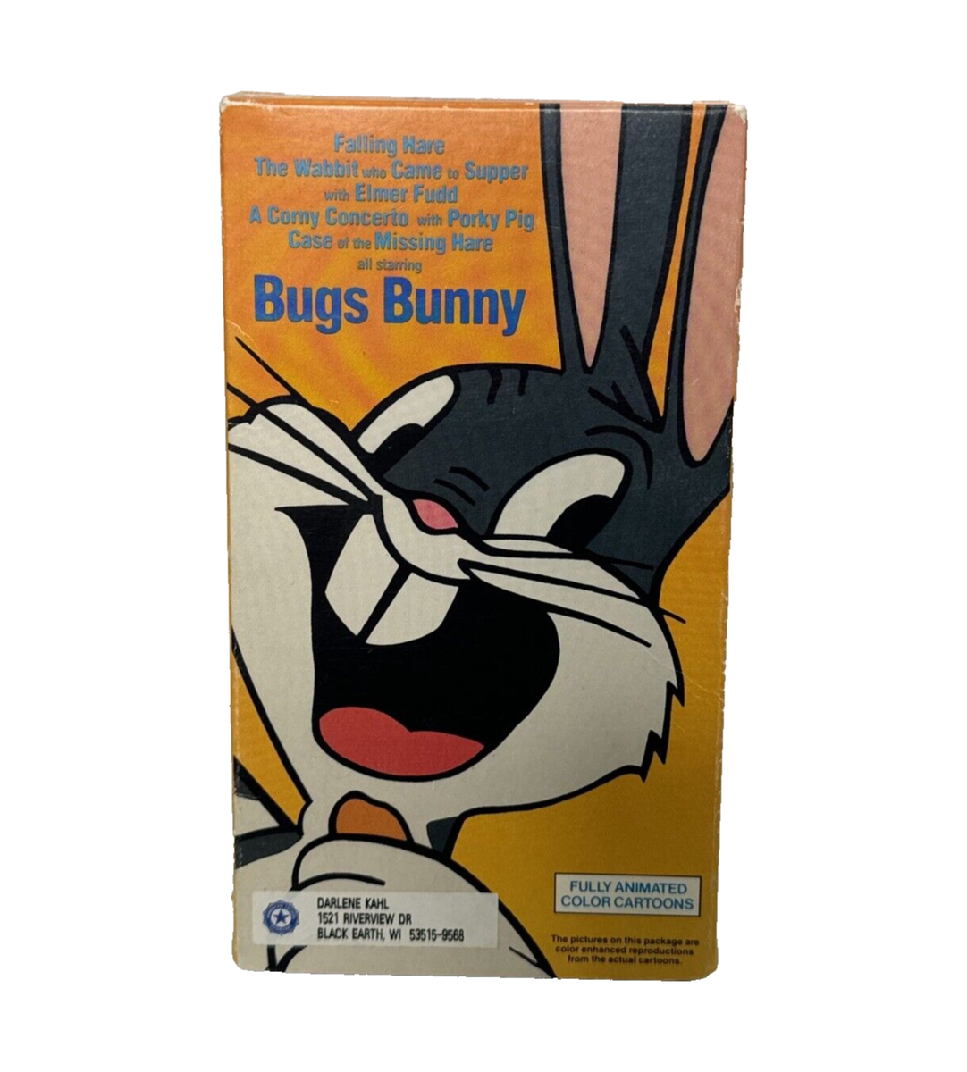 Kids Klassics Bugs Bunny VHS Fully Animated Color Cartoons Vintage