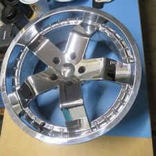 Rare 2007 Niche F-18 Custom Forged Aluminum 3 Piece Rim Mht Wheels Chrome Baller