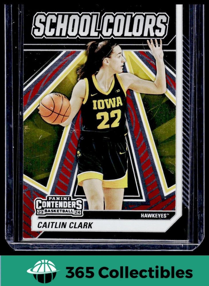 2024 Panini Caitlin Clark Collection Caitlin Clark School Colors Target #SC1
