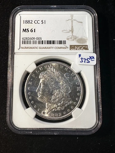 1882 CC MORGAN DOLLAR NGC MS 61 005