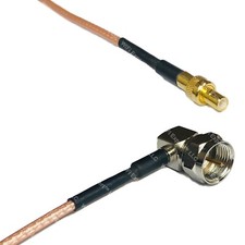 RG316 SMB MALE to F MALE ANGLE RF Cable Rapid-SHIP LOT