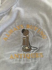 Always Buying Antiques Tee Shirt Size Large